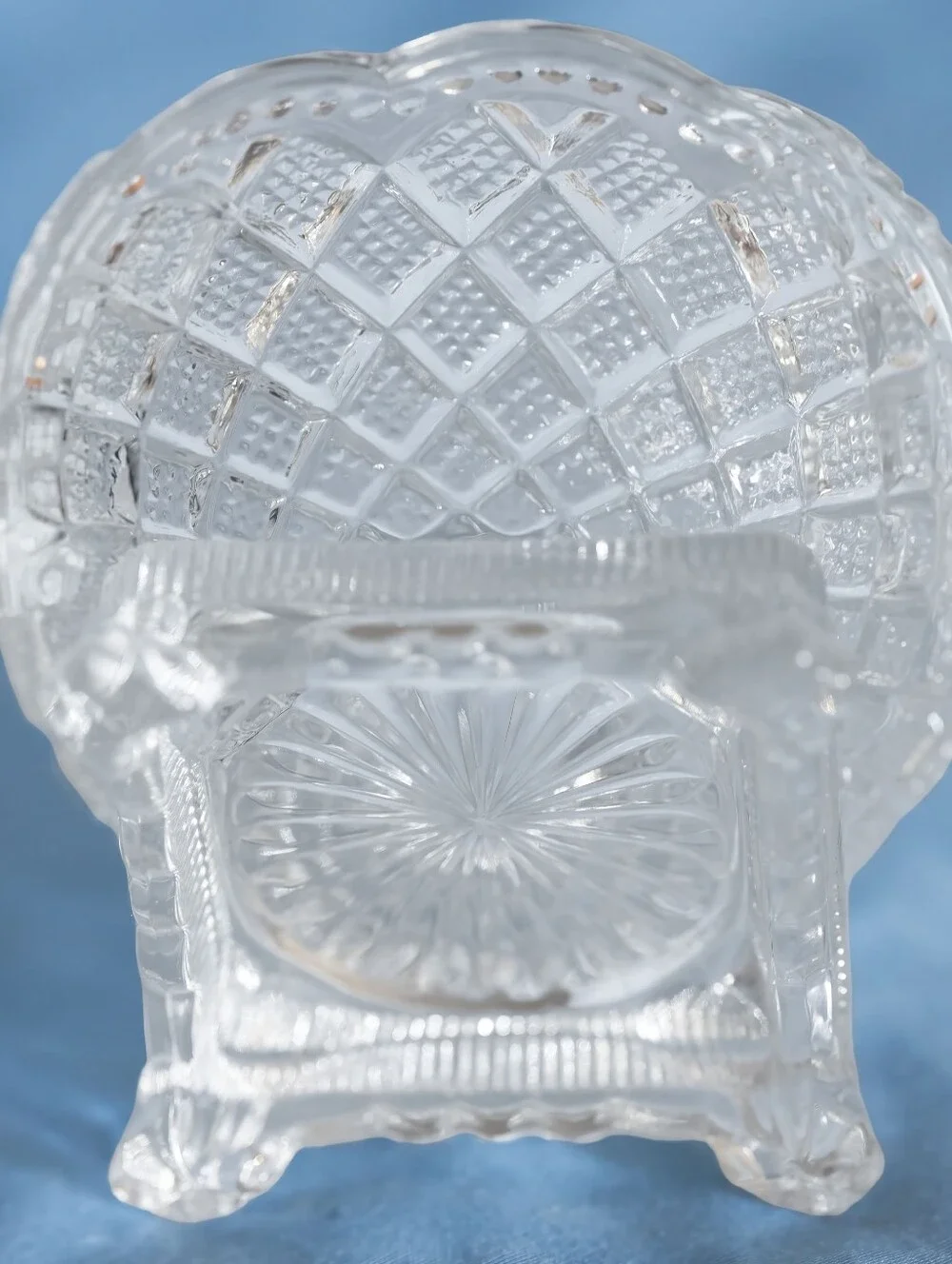 Vintage Fostoria Footed Salt Cellar By  Fostoria Glass Company For Avon-2 Set